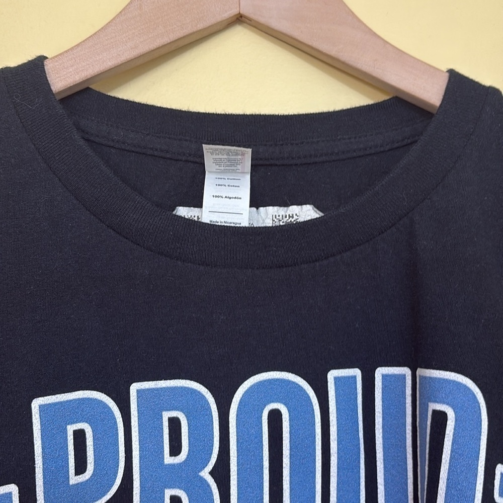 Anvil | Black Blue White “Proud US Navy Grandpa” Ring Spun Cotton SS T-Shirt XL - Picture 6 of 9